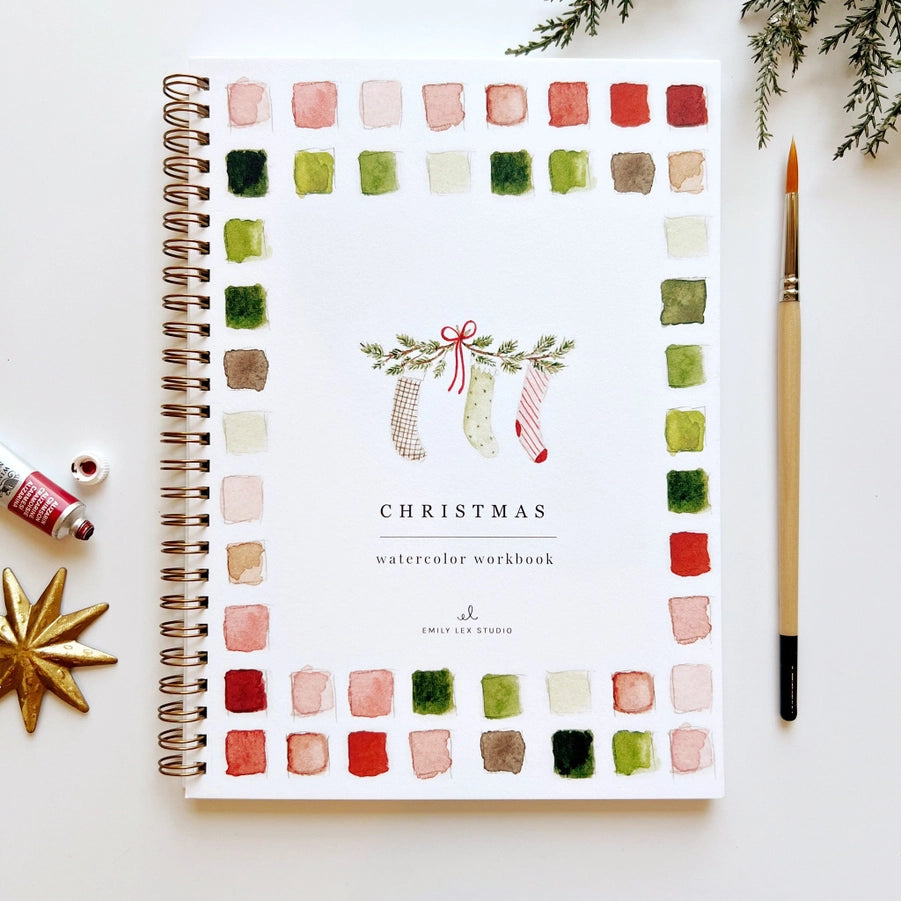 Watercolor Workbook- Christmas