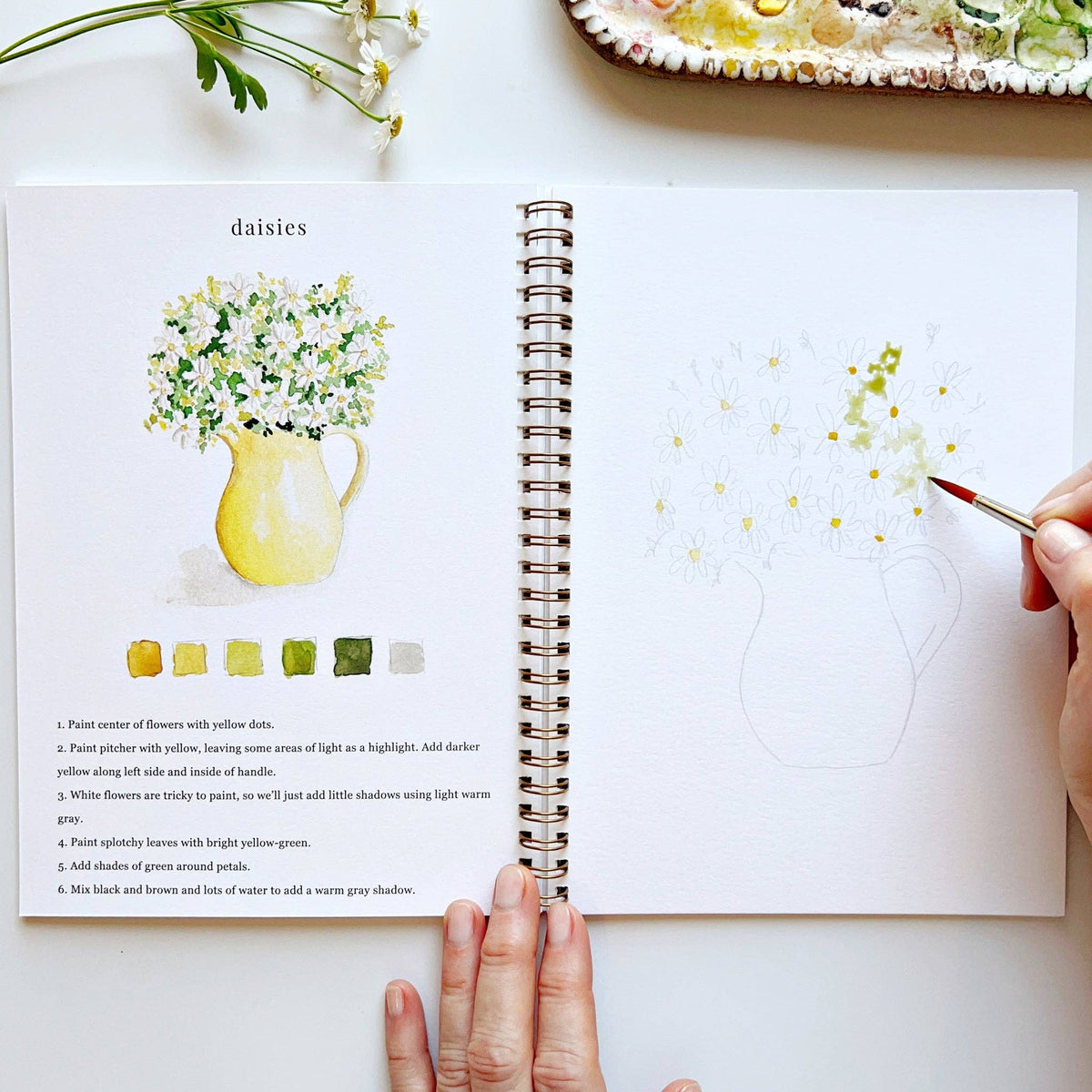 Watercolor Workbook – Flowers