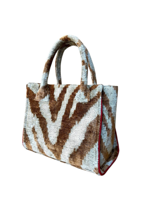AYCA Design Silk Velvet Ikat Citi Bag — Pre-order