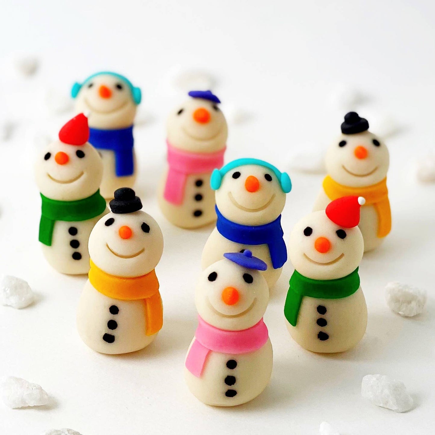 Gourmet Marzipan Snowmen