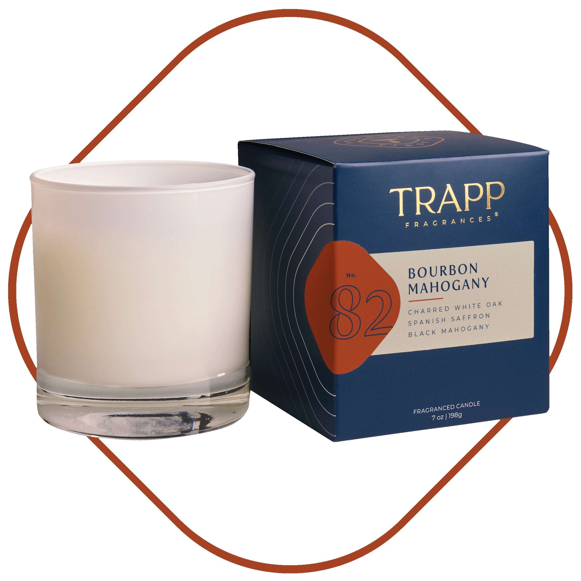 Trapp No. 82 Bourbon Mahogany 7 oz. Candle in Signature Box
