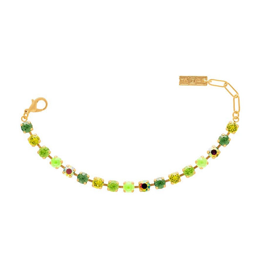 Sarina Bracelet in Green Mix