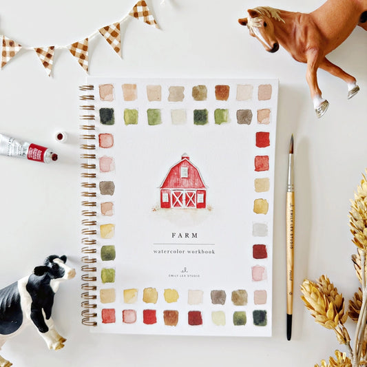 Watercolor Workbook- Farm