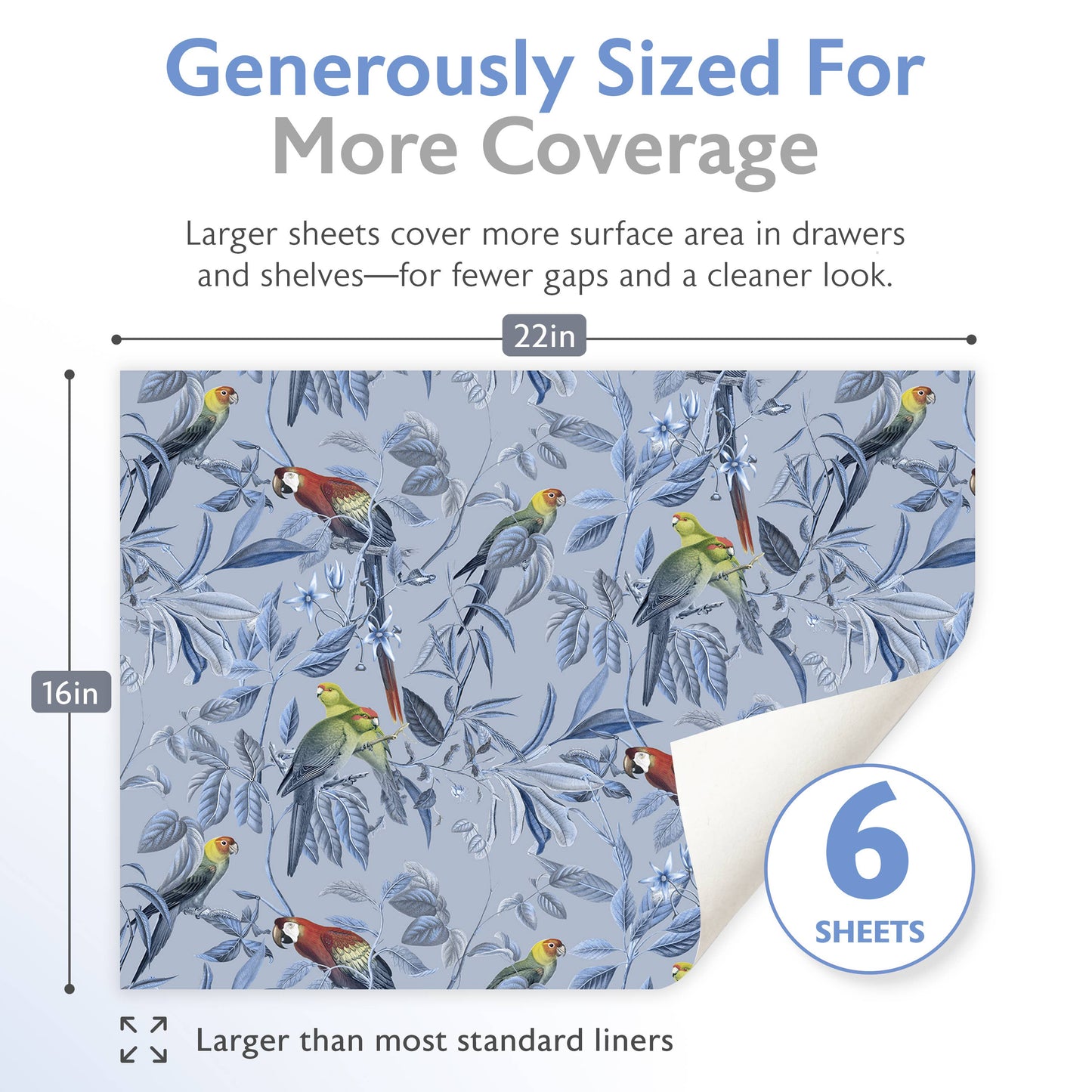 Merriton Azure Aviary scented drawer liners - image 4