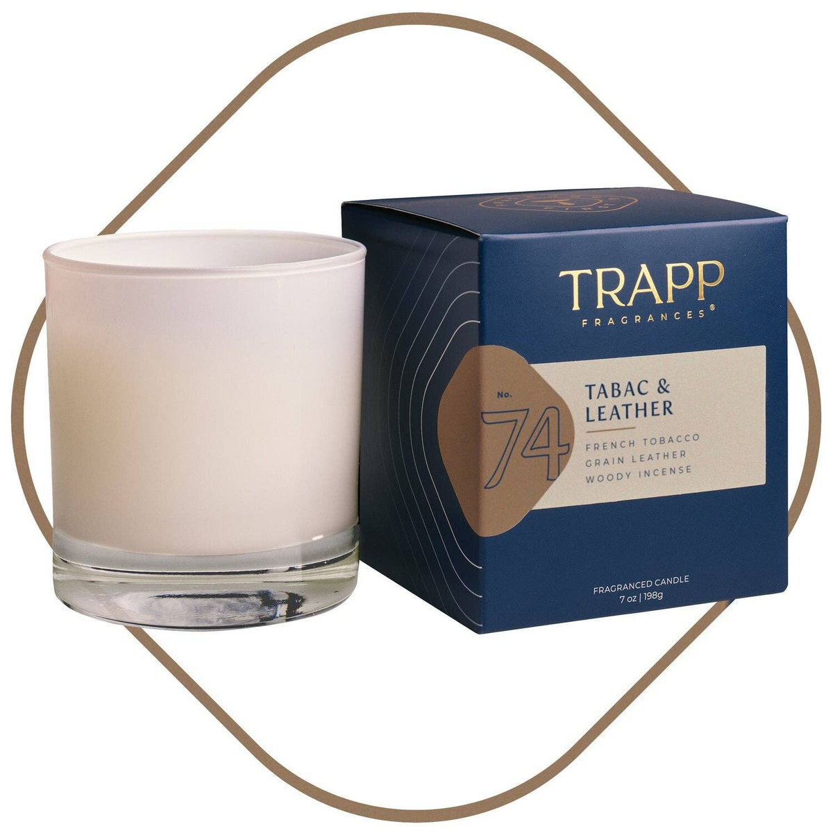 Trapp No. 74 Tabac & Leather 7 oz. Candle in Signature Box