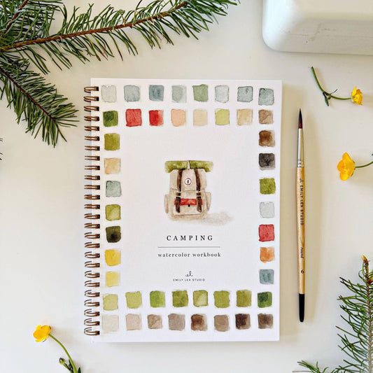 Watercolor Workbook - Camping