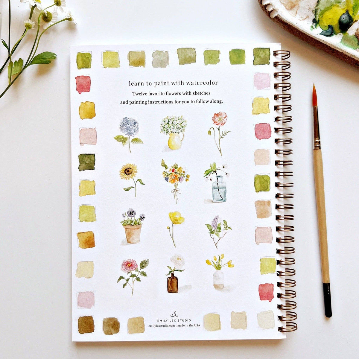 Watercolor Workbook – Flowers