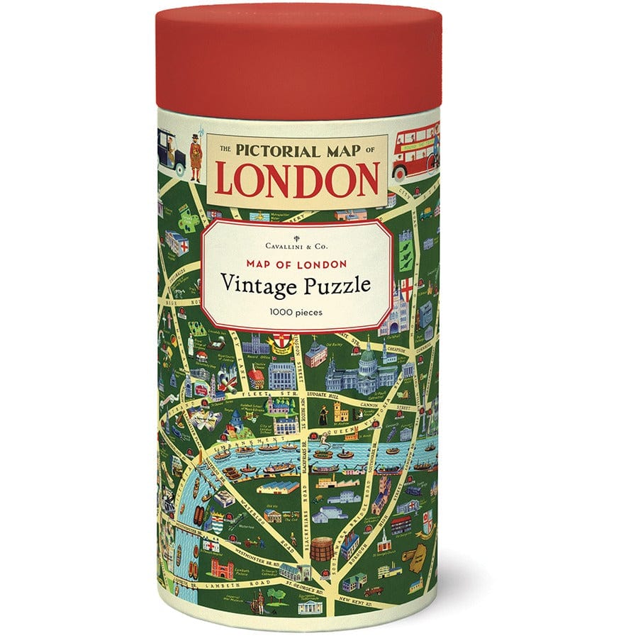 Map of London Vintage Puzzle