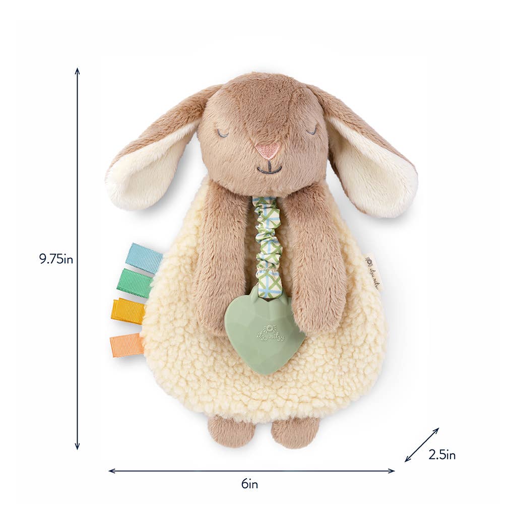 Taupe Bunny Lovey Plush