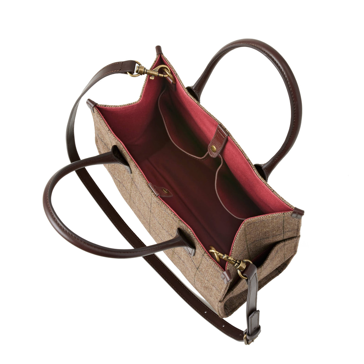 Morgan Tote - Brown Tweed
