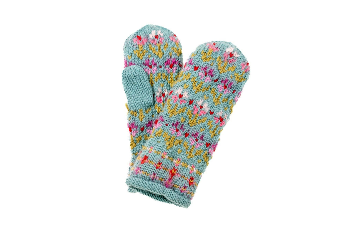 Leelu Mitten: Turquoise