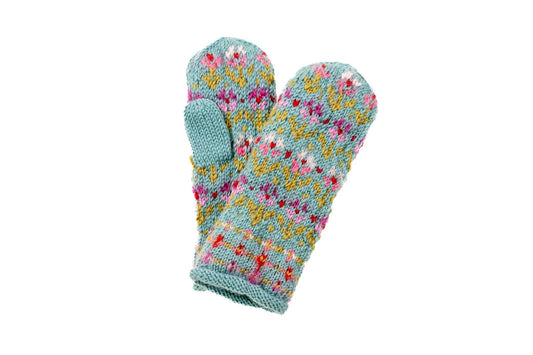Leelu Mitten: Turquoise