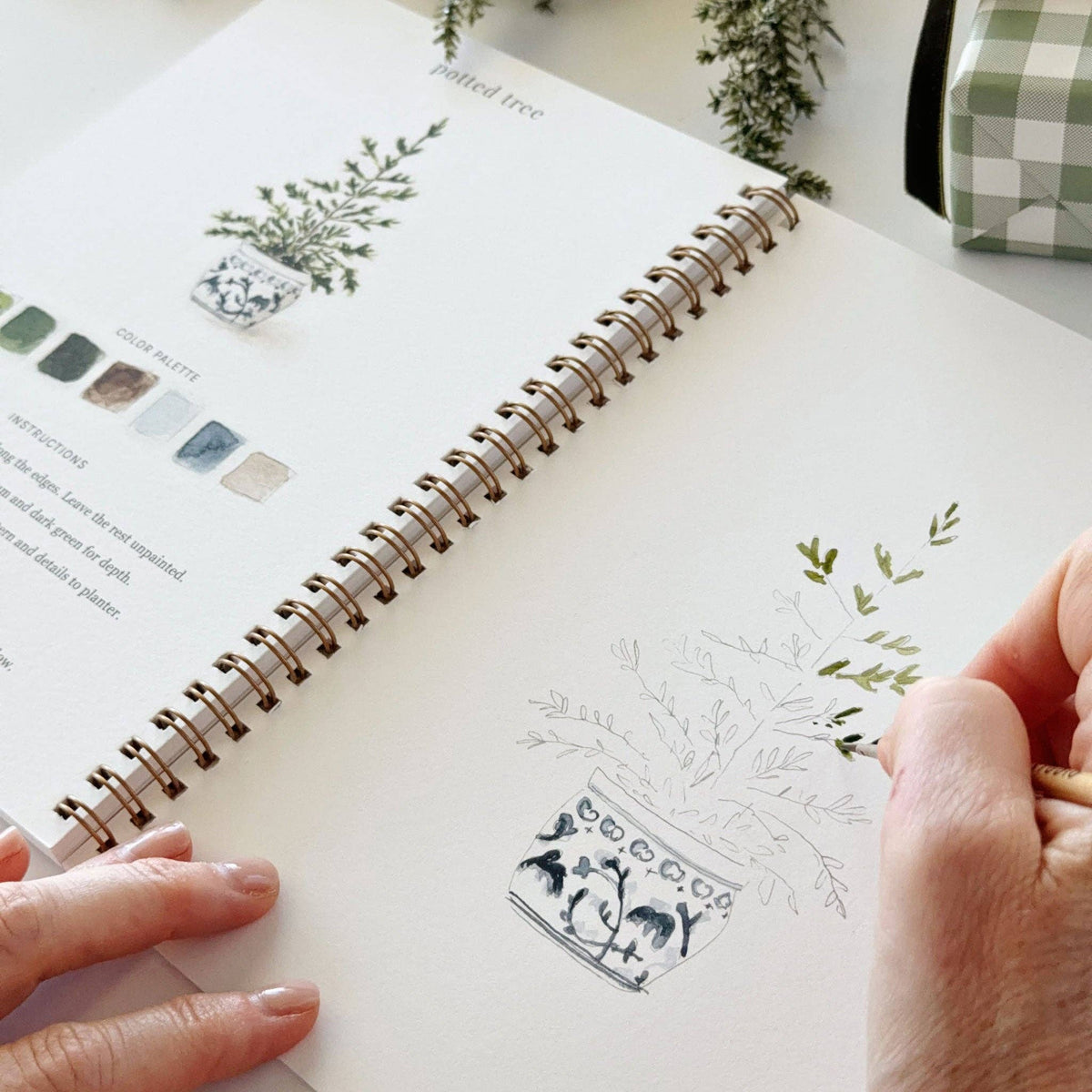 Watercolor Workbook – Classic Christmas