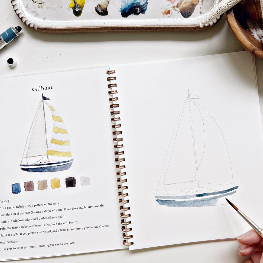 Watercolor Workbook—Seaside