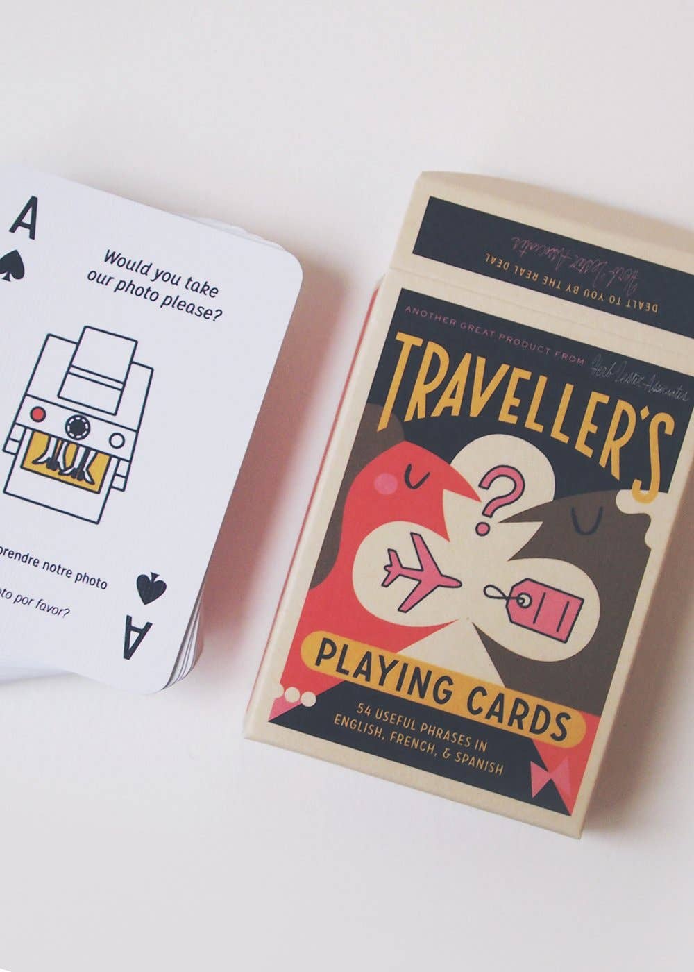 Traveller's Playing Cards - Travel Spanish & French Phrases