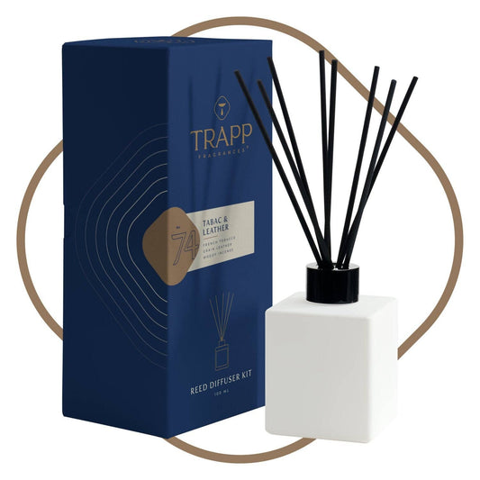 Trapp No. 74 Tabac & Leather 4 oz. Reed Diffuser Kit