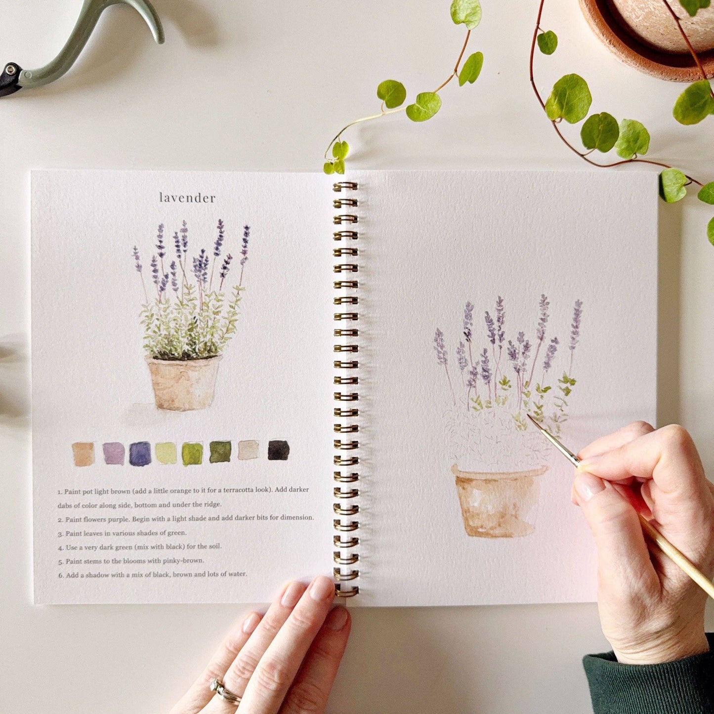 Watercolor Workbook- Garden