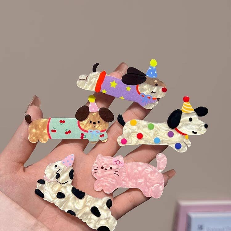 Animal Hair Clasp Barrette