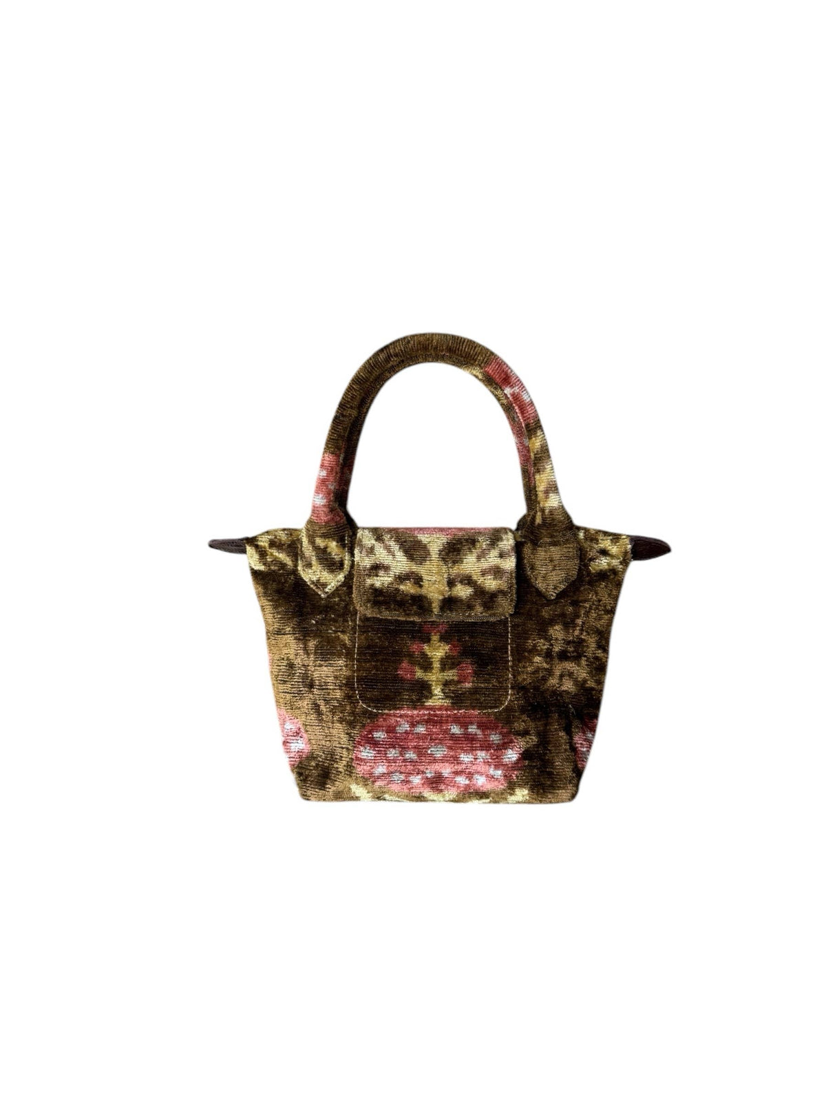 AYCA Design Silk Velvet Ikat Small Zippy Bag — Pre-order