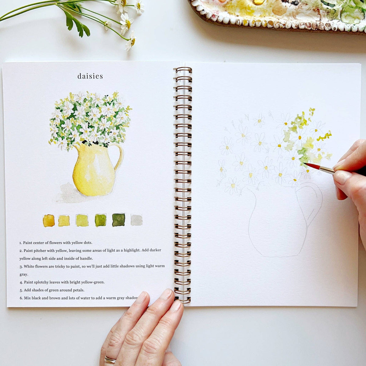 Watercolor Workbook – Flowers