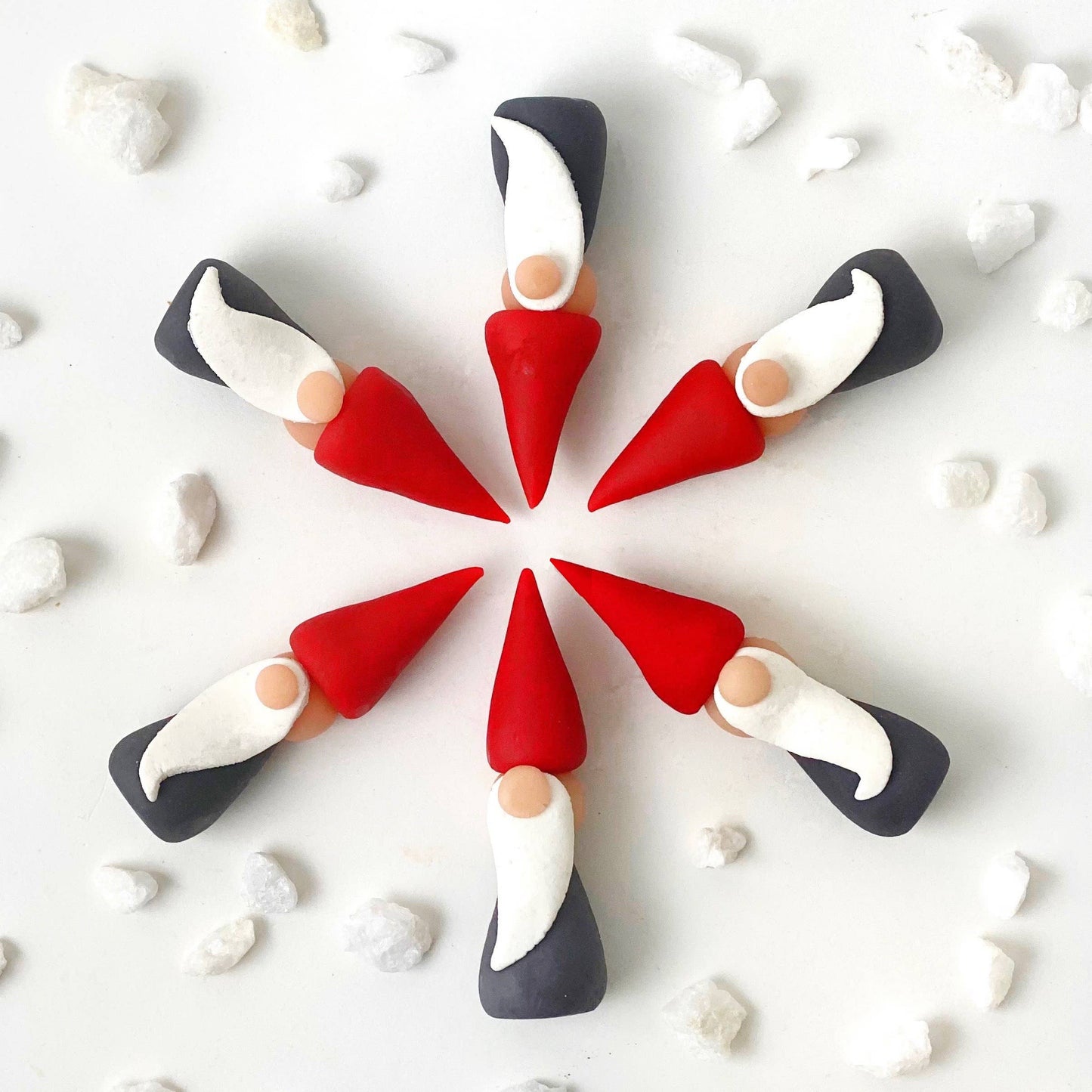 Gourmet Marzipan Candy Christmas Gnomes