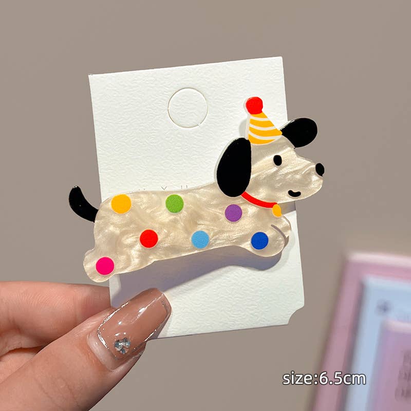 Animal Hair Clasp Barrette
