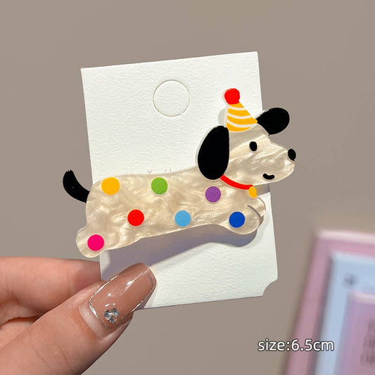 Animal Hair Clasp Barrette