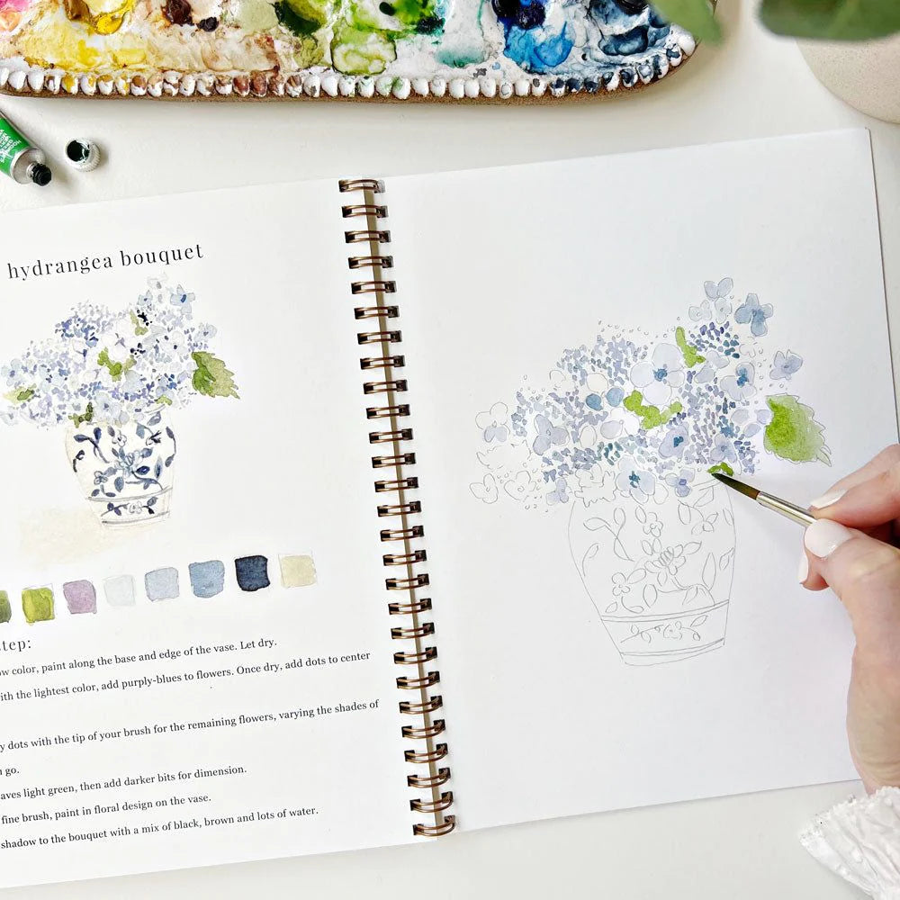Watercolor Workbook -Bouquets