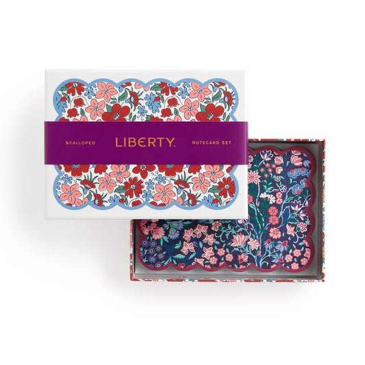 Liberty Scalloped Notecards