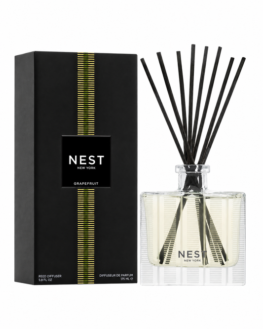 Nest Grapefruit Diffuser with gift box on white background
