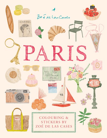 Paris: Colouring and Stickers by Zoé de Las Cases — official cover
