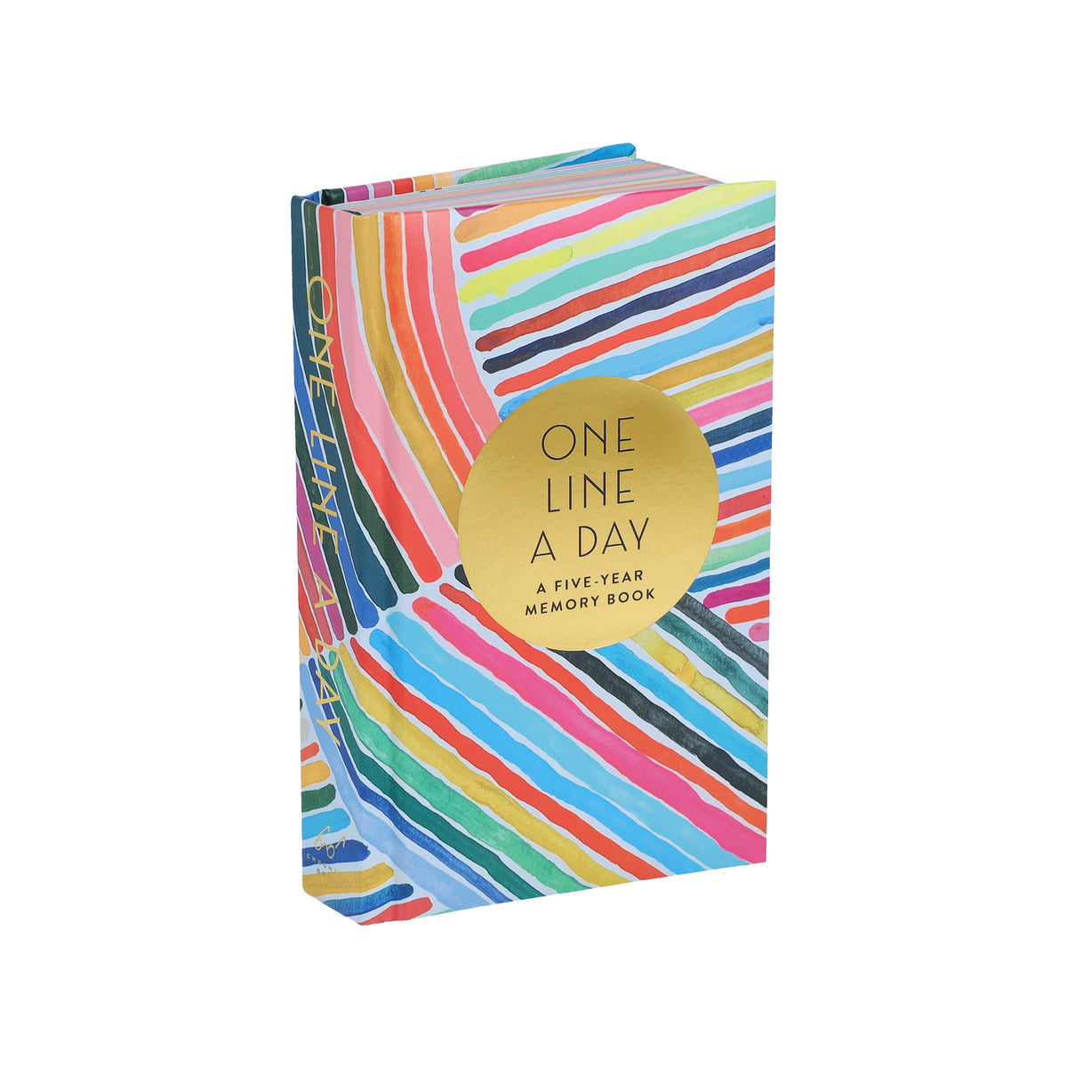 Rainbow One Line a Day journal by Kindah Khalidy — publisher cover