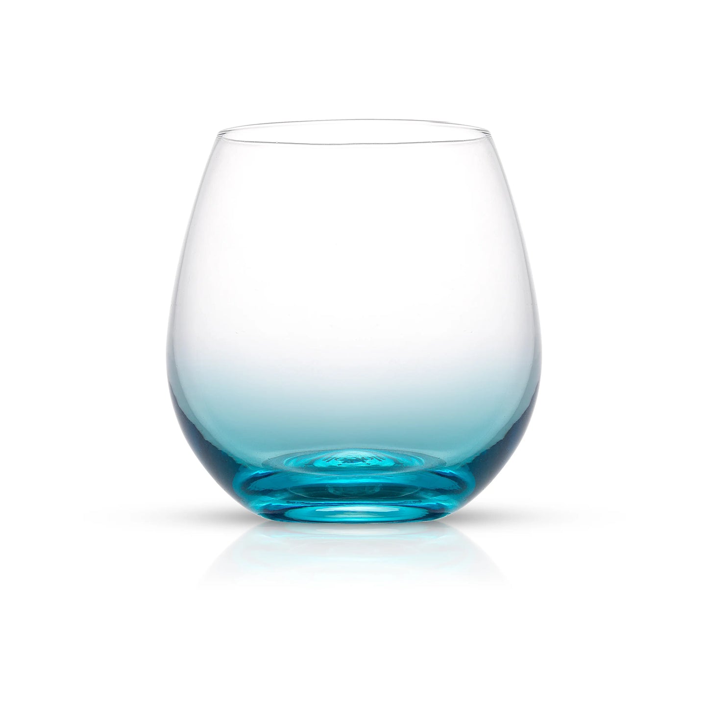 Stemless Colored Wine Glasses, Set of 6