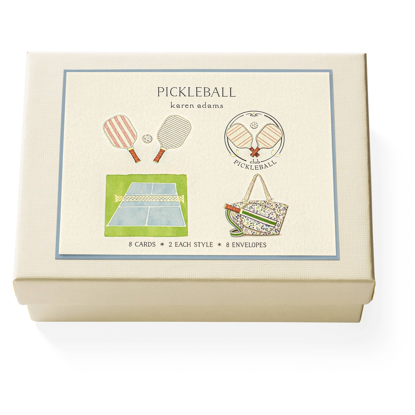 Pickleball Note Card Box