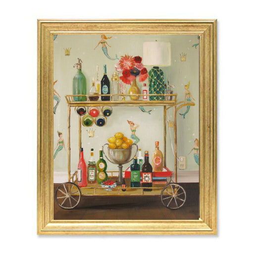 Janet Hill Framed Print "Barmaids"