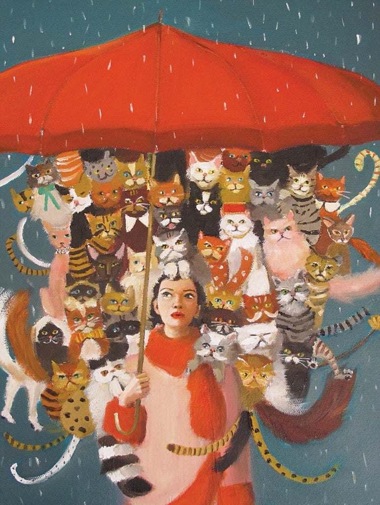 NEW! Janet Hill Puzzle- The Cat Countess