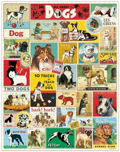 NEW! Vintage Style Puzzle -Dogs