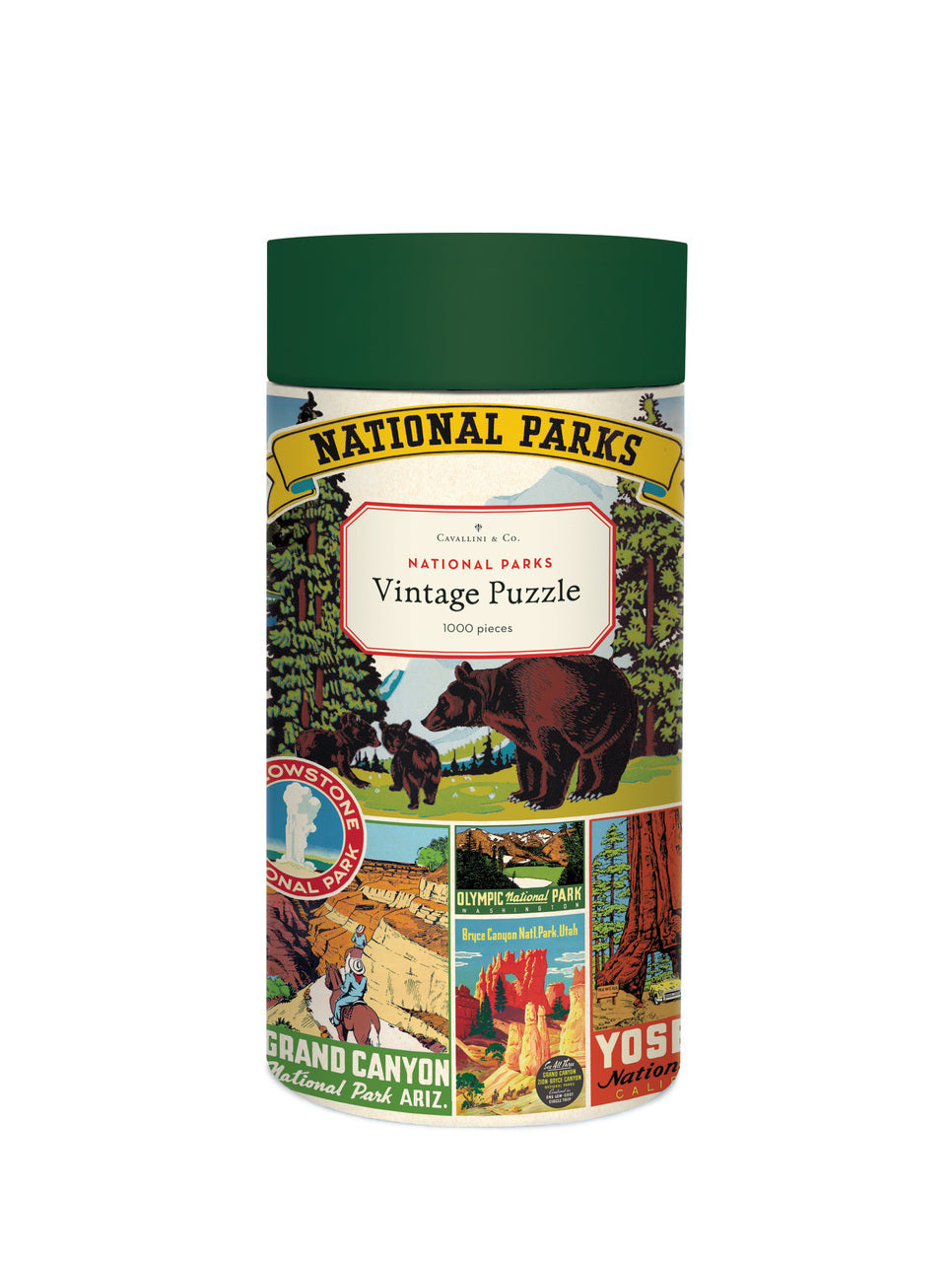 Vintage Style Puzzle - National Parks